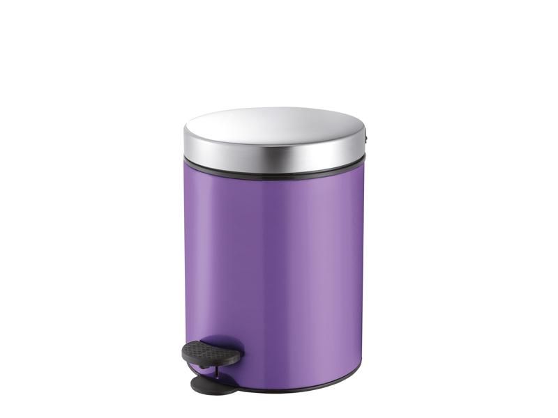 purple toilet brush holder